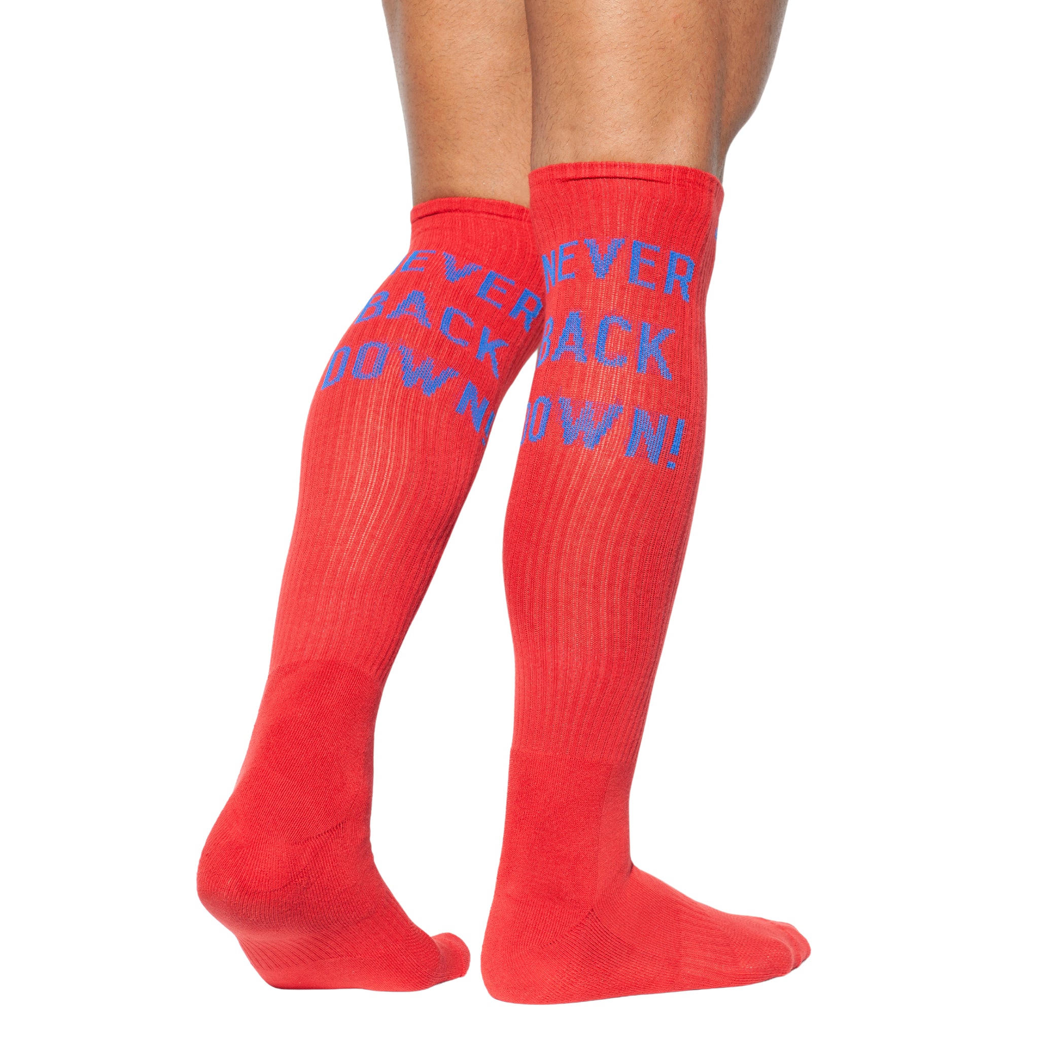 ES Collection Never Back Down Socks Red SCK09