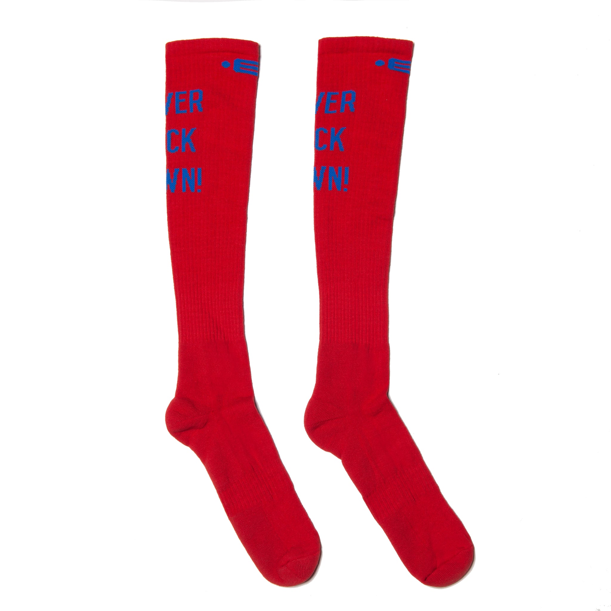ES Collection Never Back Down Socks Red SCK09