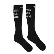 ES Collection Never Back Down Socks Black SCK09