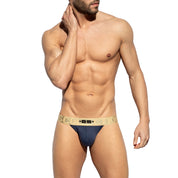 ES Collection Golden Jockstrap Navy UN2124