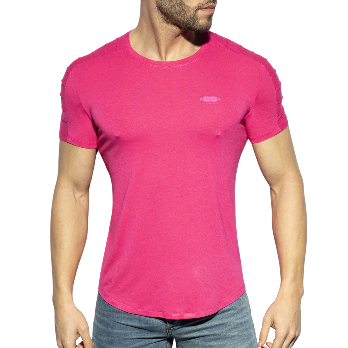 ES Collection Basic Ranglan T-Shirt Fuchsia TS245