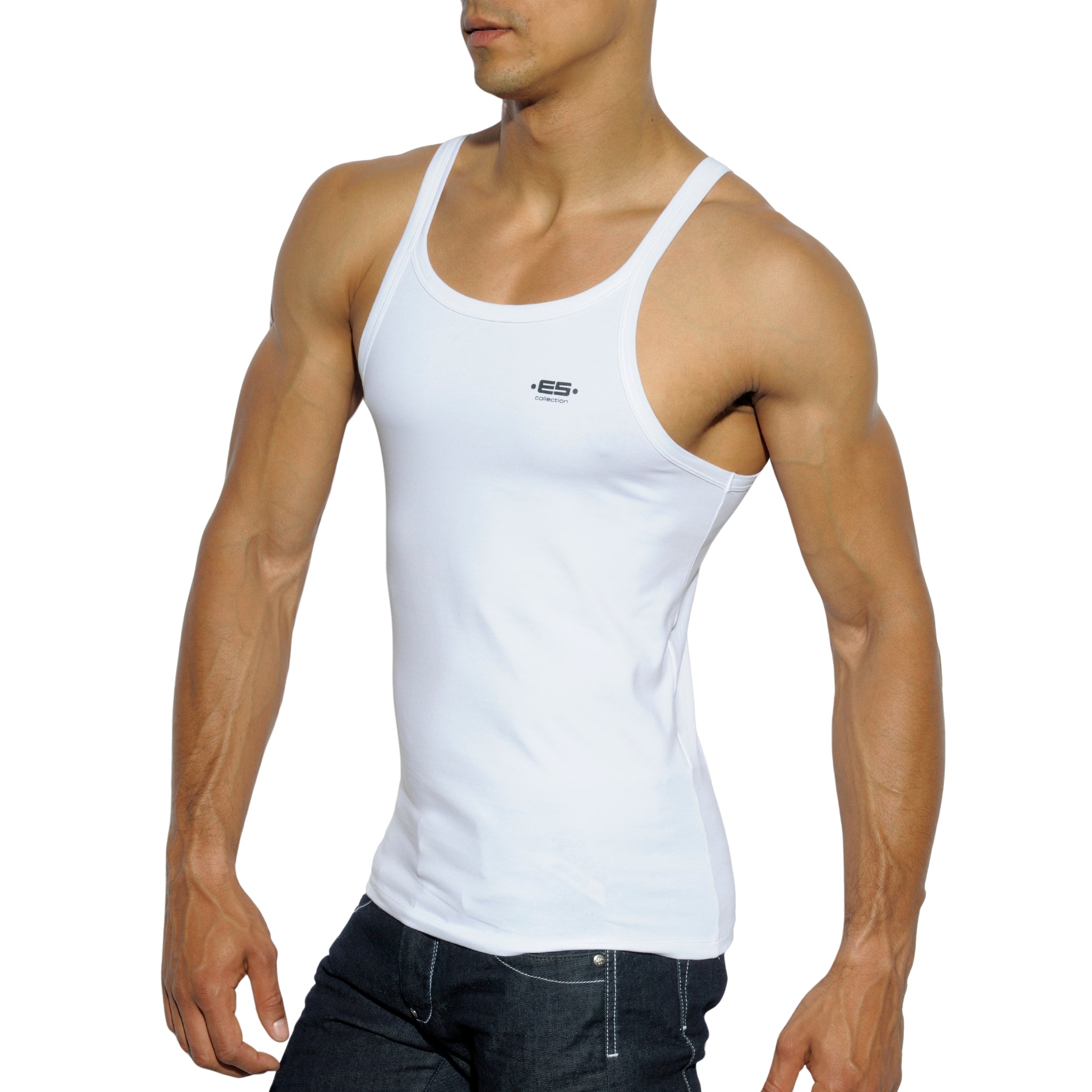 ES Collection Summer Tank Top White TS187
