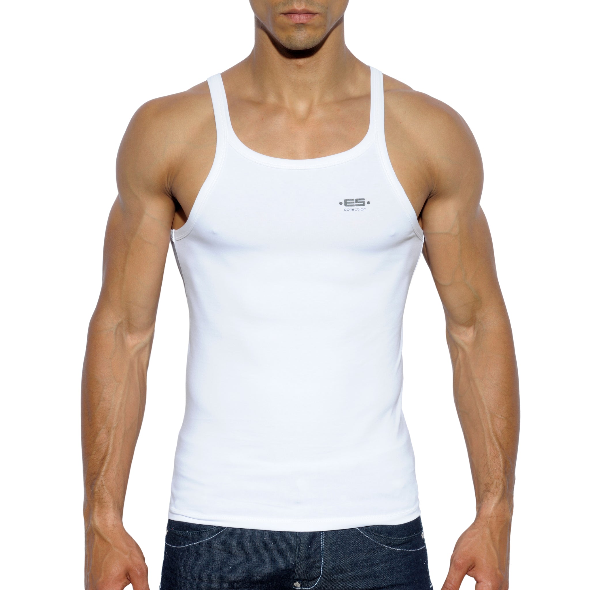 ES Collection Summer Tank Top White TS187