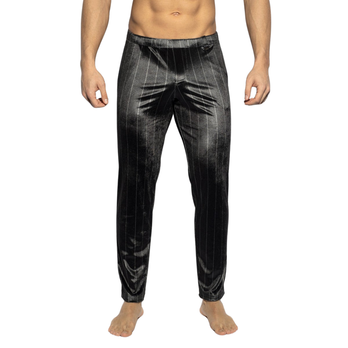 ES Collection Velvet Diplomatic Pants Black SP288