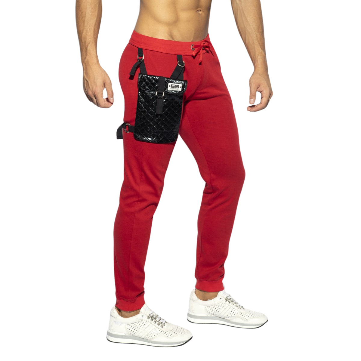 ES Collection Removable Pocket Sports Pants Red SP285