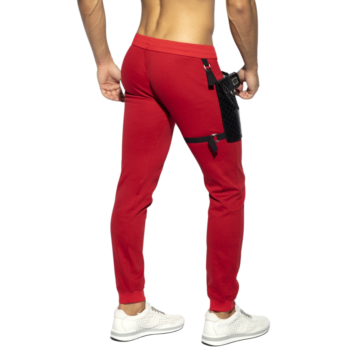 ES Collection Removable Pocket Sports Pants Red SP285