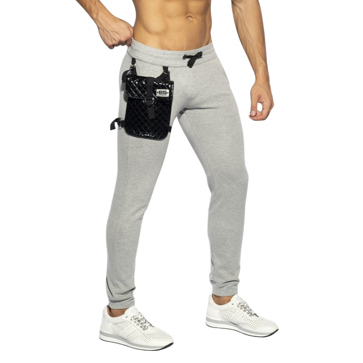 ES Collection Removable Pocket Sports Pants Heather Grey SP285