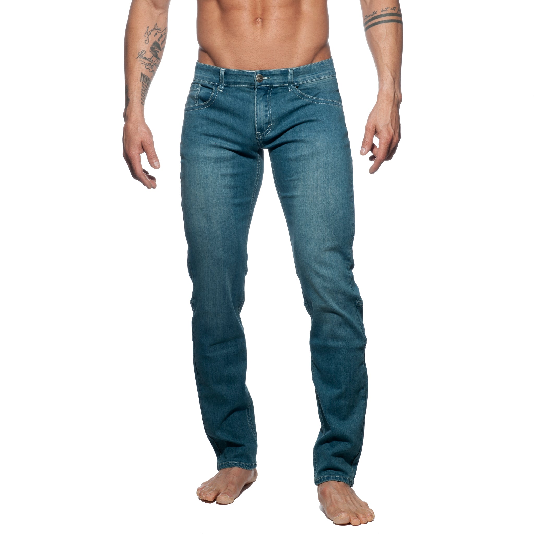 Addicted Squat Jeans Blue Jeans AD804