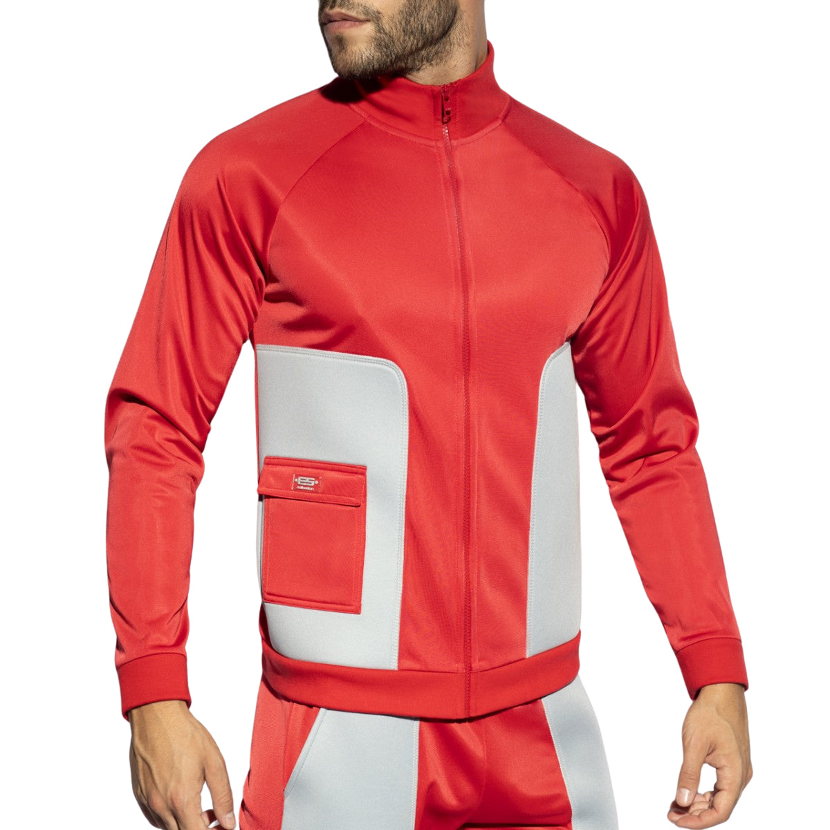 ES Collection Foam Patches Sports Jacket Red SP268