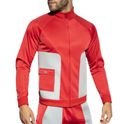 ES Collection Foam Patches Sports Jacket Red SP268