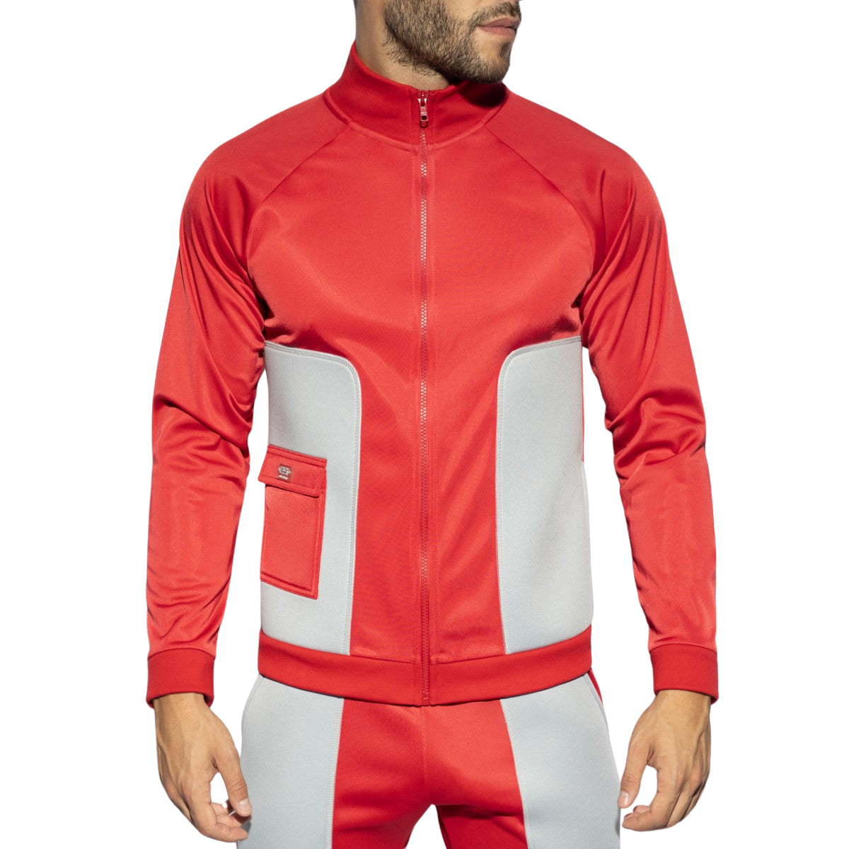 ES Collection Foam Patches Sports Jacket Red SP268