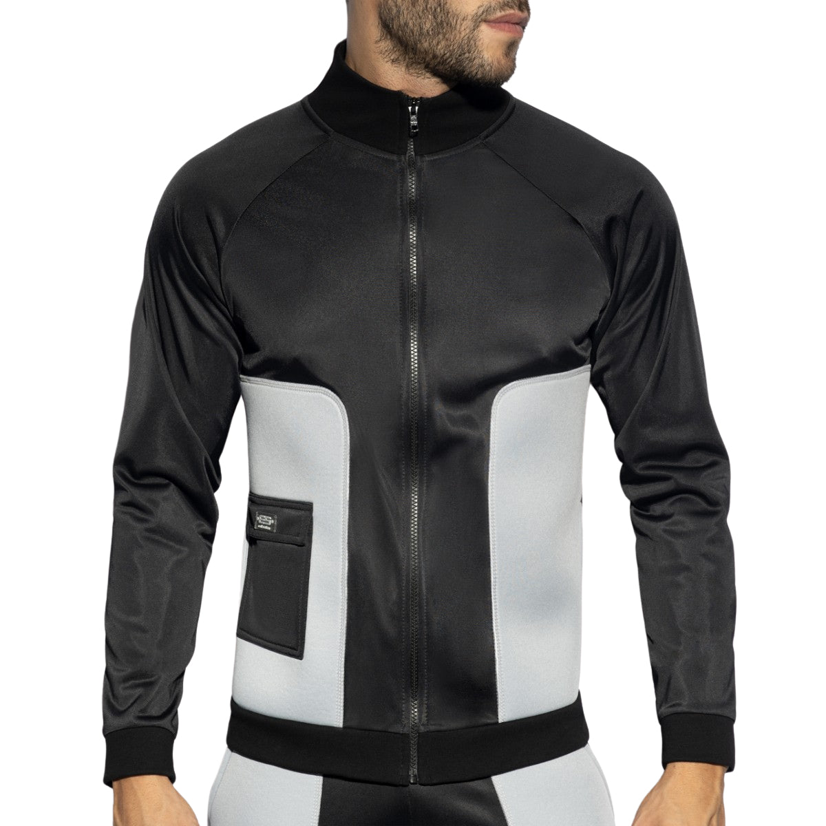 ES Collection Foam Patches Sports Jacket Black SP268