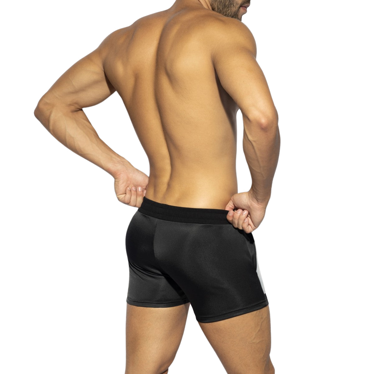 ES Collection Foam Patches Sports Shorts Black SP271