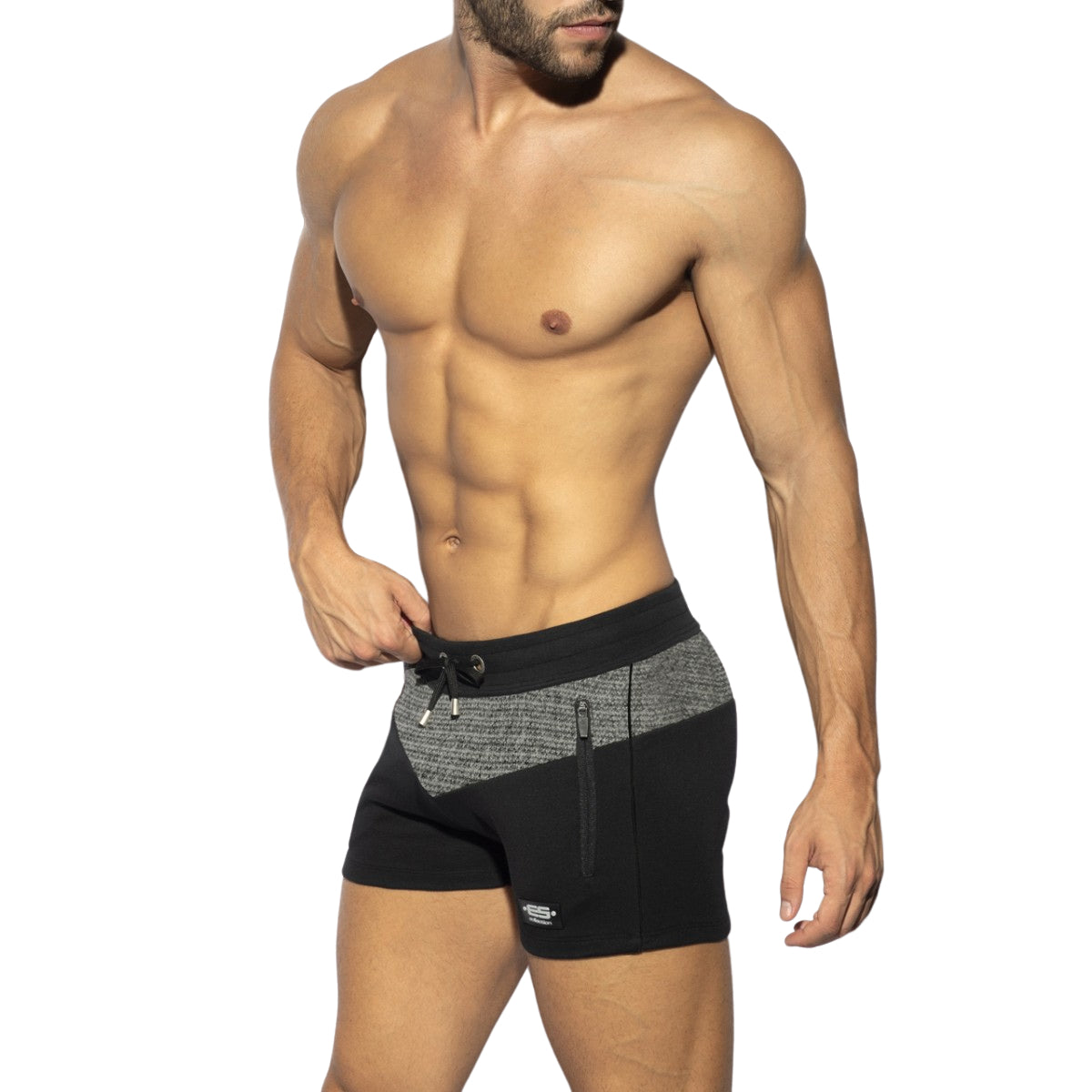 ES Collection Rustic Black Sports Shorts Black SP275