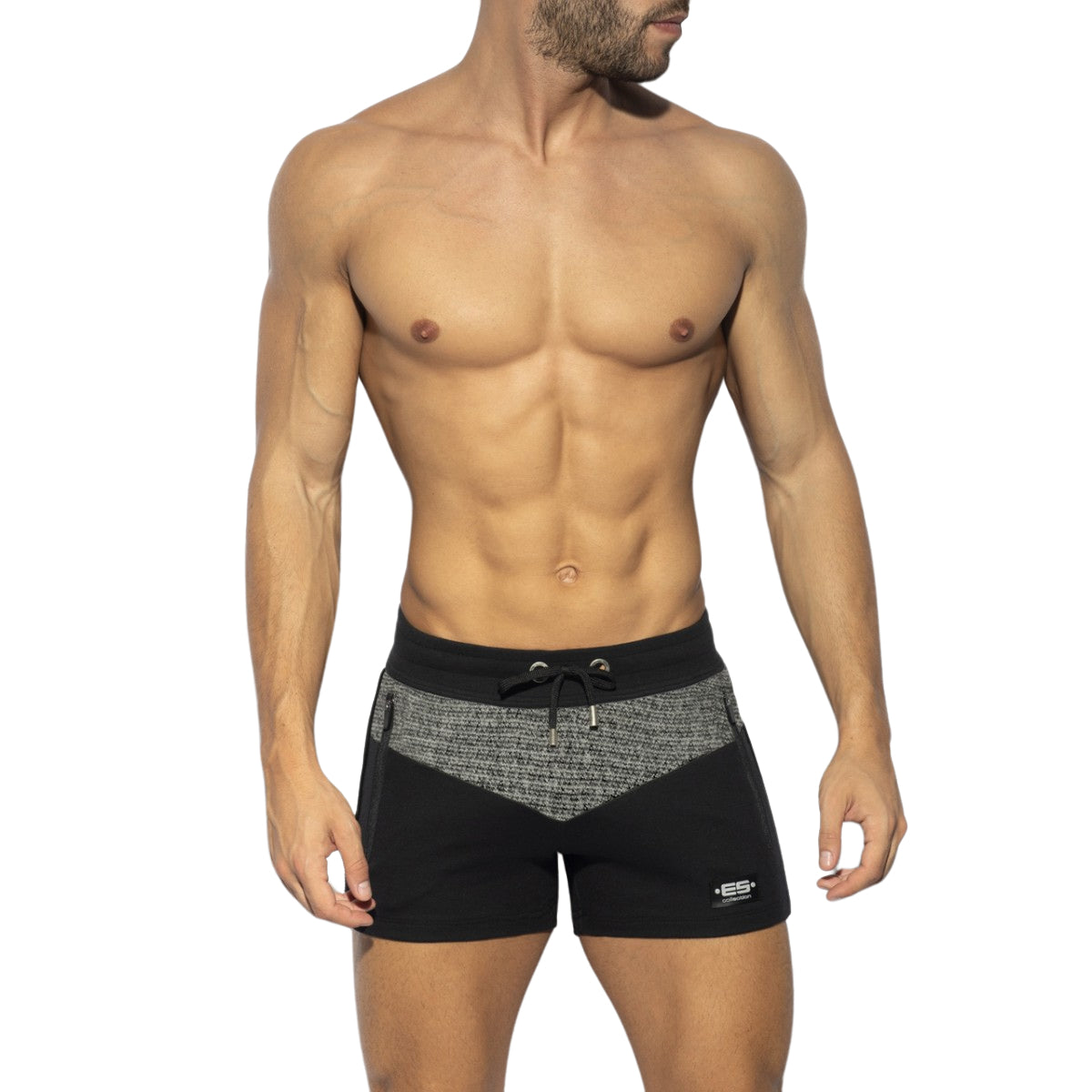 ES Collection Rustic Black Sports Shorts Black SP275