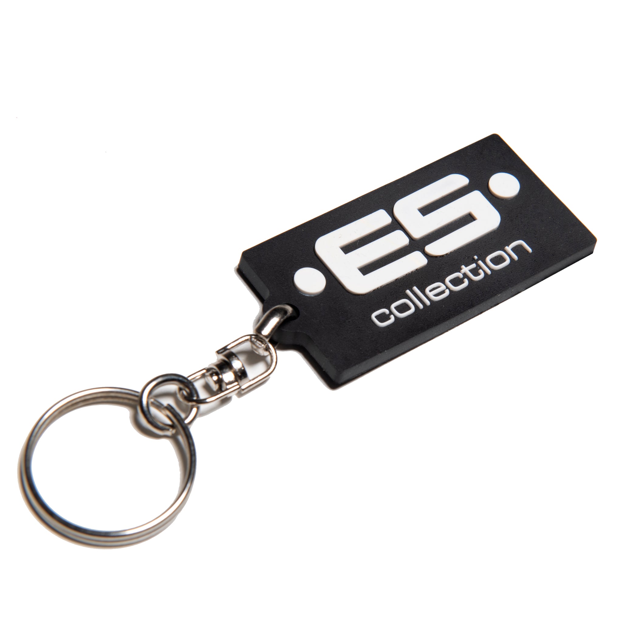 ES Collection ES Rubber Keyring Black AC216