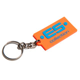 ES Collection ES Rubber Keyring Neon Orange AC216