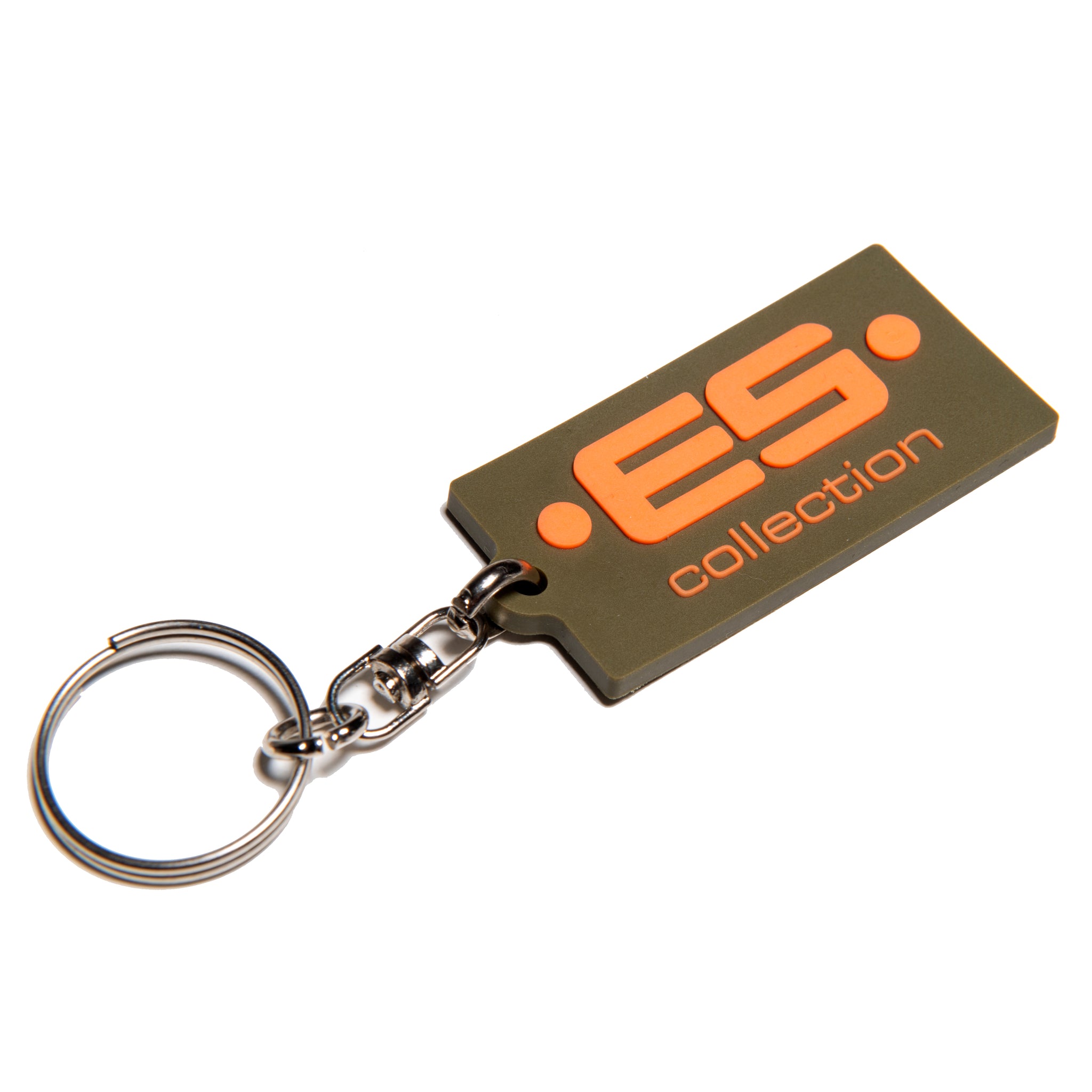 ES Collection ES Rubber Keyring Khaki AC216