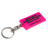 ES Collection ES Rubber Keyring Fuchsia AC216