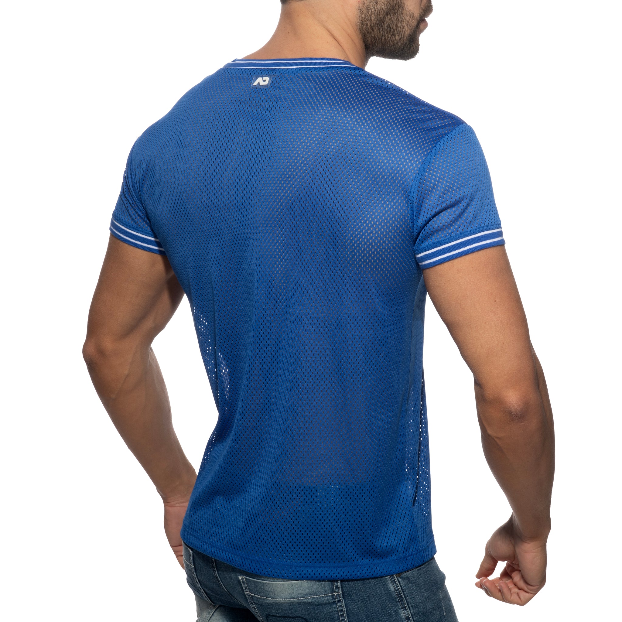 Addicted Slam V-Neck T-Shirt Royal Blue AD1280