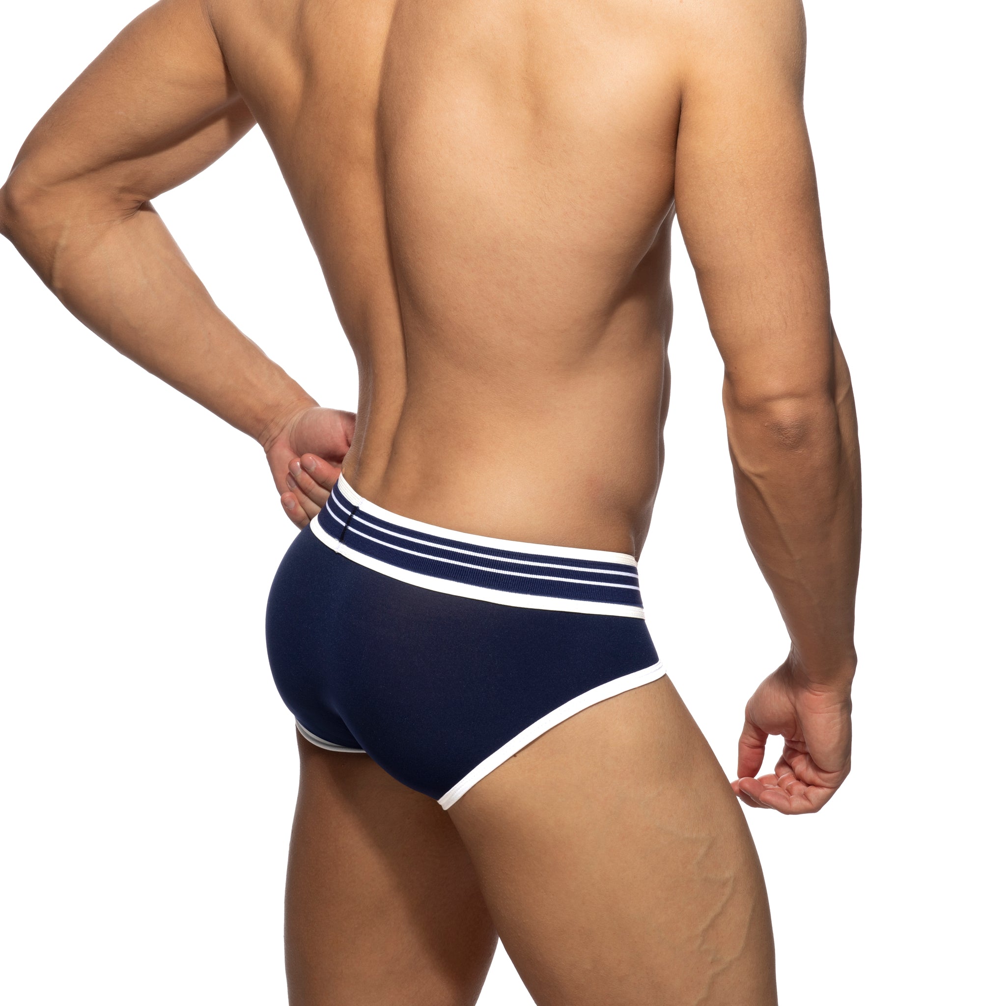 Addicted Double Trouble Brief Navy AD1282