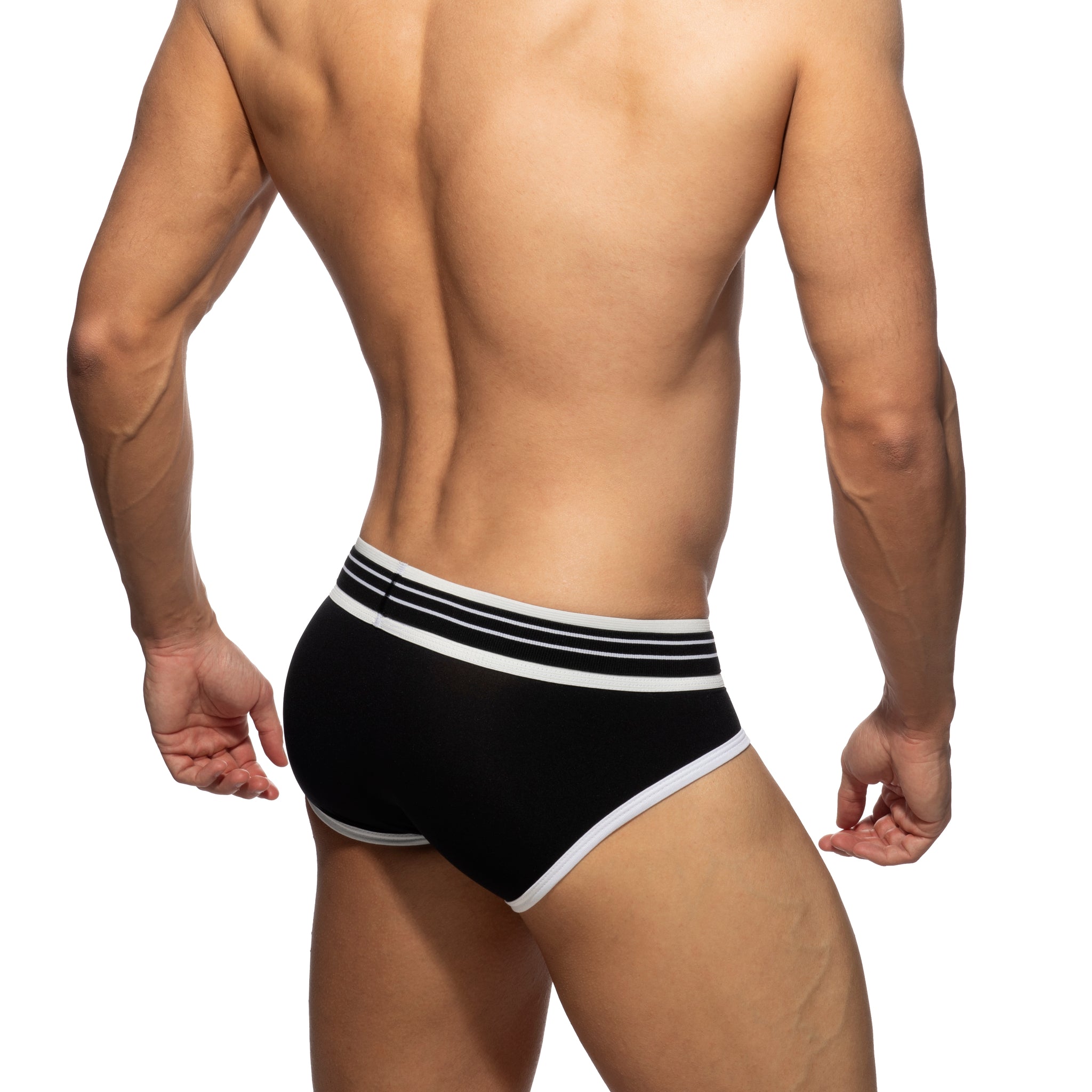 Addicted Double Trouble Brief Black AD1282