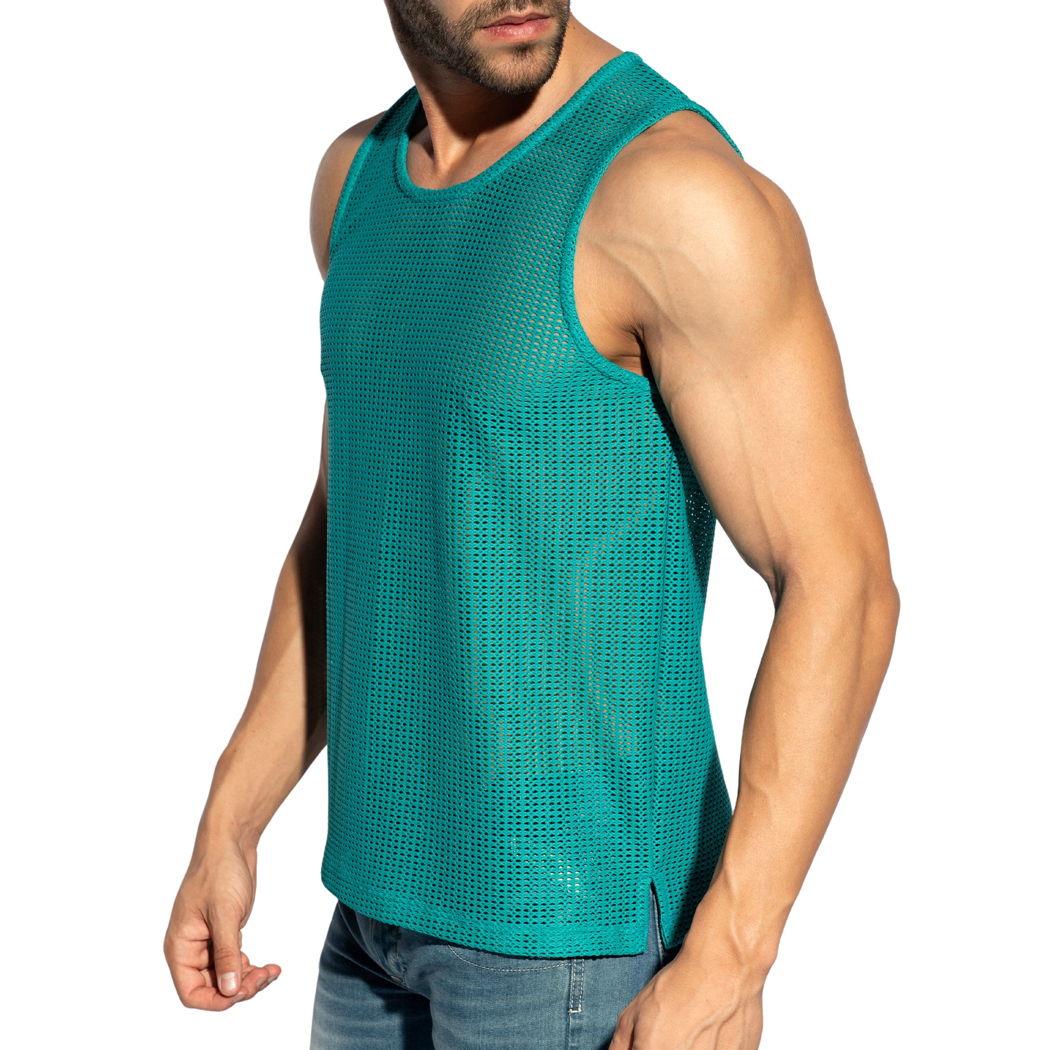 ES Collection Formentera Retro Tank Top Emerald TS337