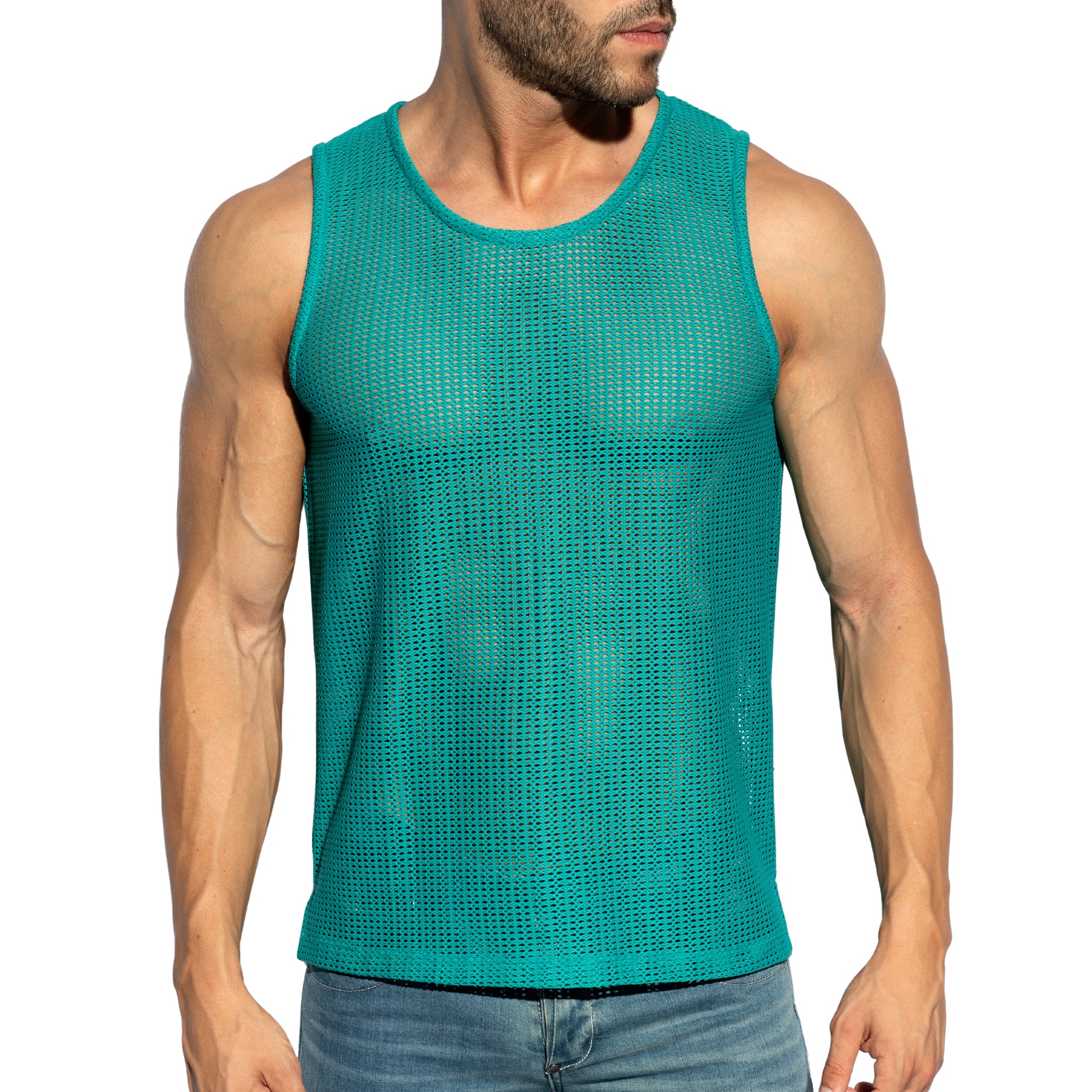 ES Collection Formentera Retro Tank Top Emerald TS337