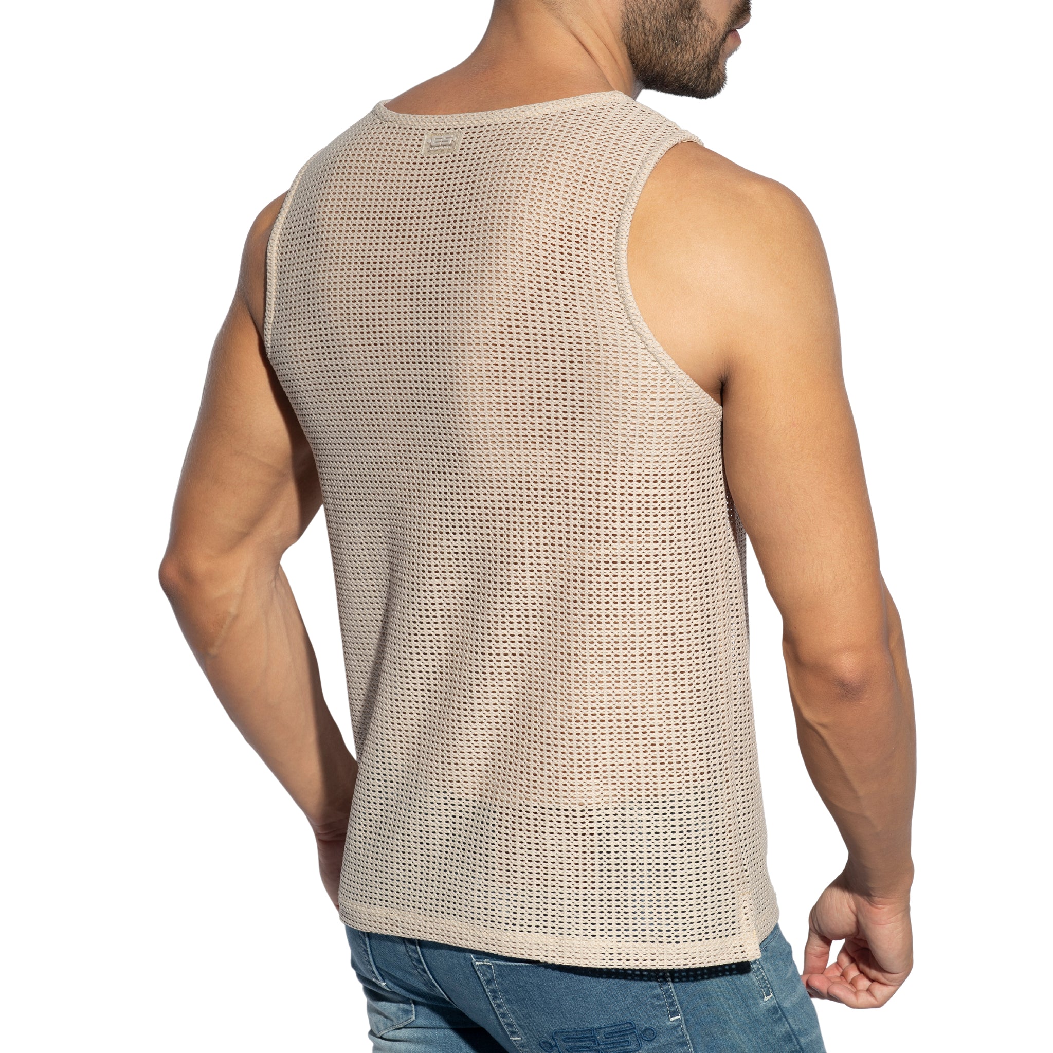 ES Collection Formentera Retro Tank Top Beige TS337