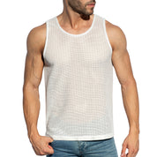 ES Collection Formentera Retro Tank Top Ivory TS337