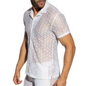 ES Collection Ibiza Retro Shirt Ivory SHT027