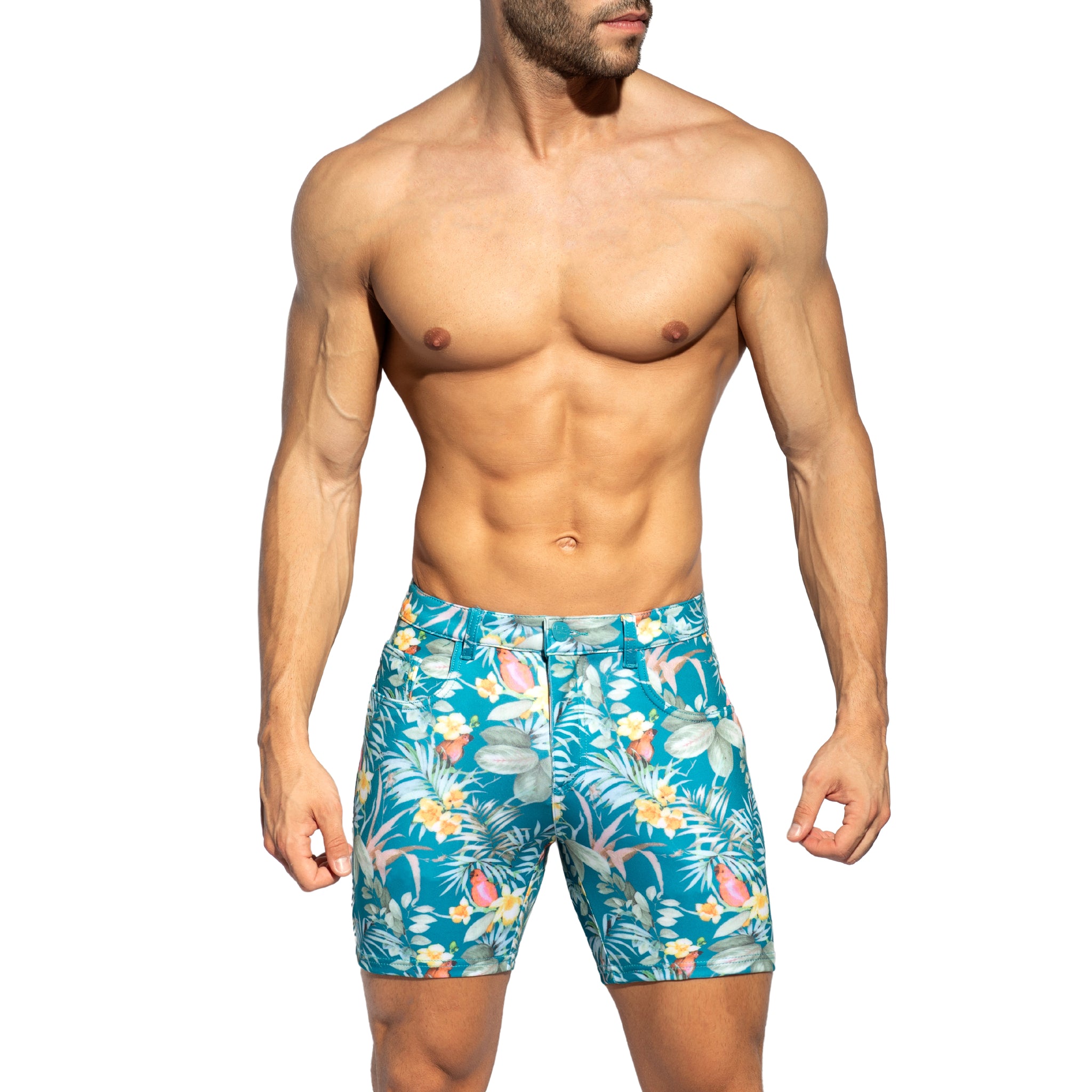 ES Collection Svelte Hawaiian Shorts Cobalt SP326