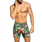 ES Collection Svelte Hawaiian Shorts Black SP326