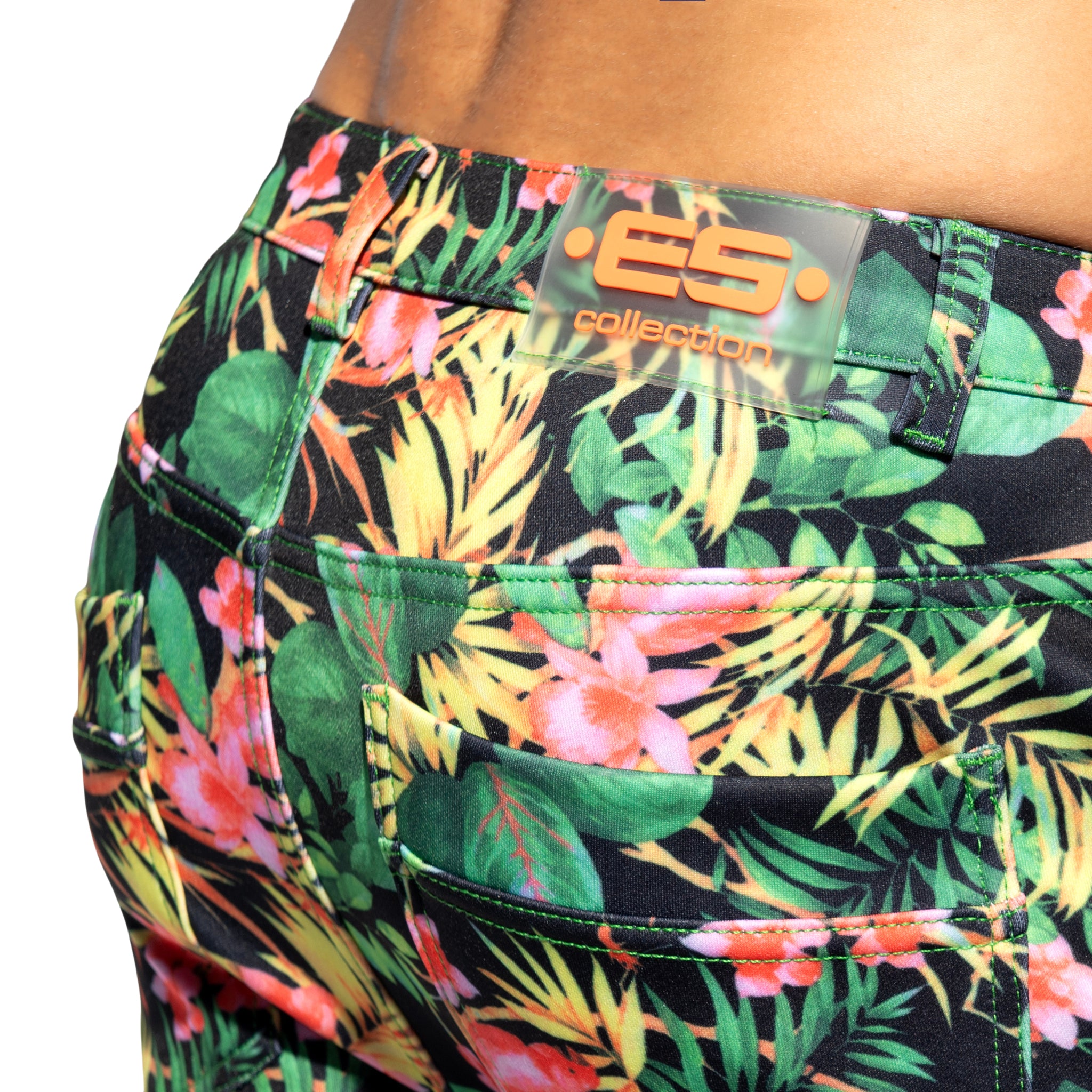 ES Collection Svelte Hawaiian Shorts Black SP326