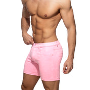 Addicted Svelte Blanch-Effect Shorts Baby Pink AD1326