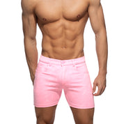 Addicted Svelte Blanch-Effect Shorts Baby Pink AD1326