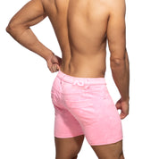 Addicted Svelte Blanch-Effect Shorts Baby Pink AD1326