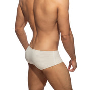 Addicted Reversible Regal Swim Brief Ivory ADS340