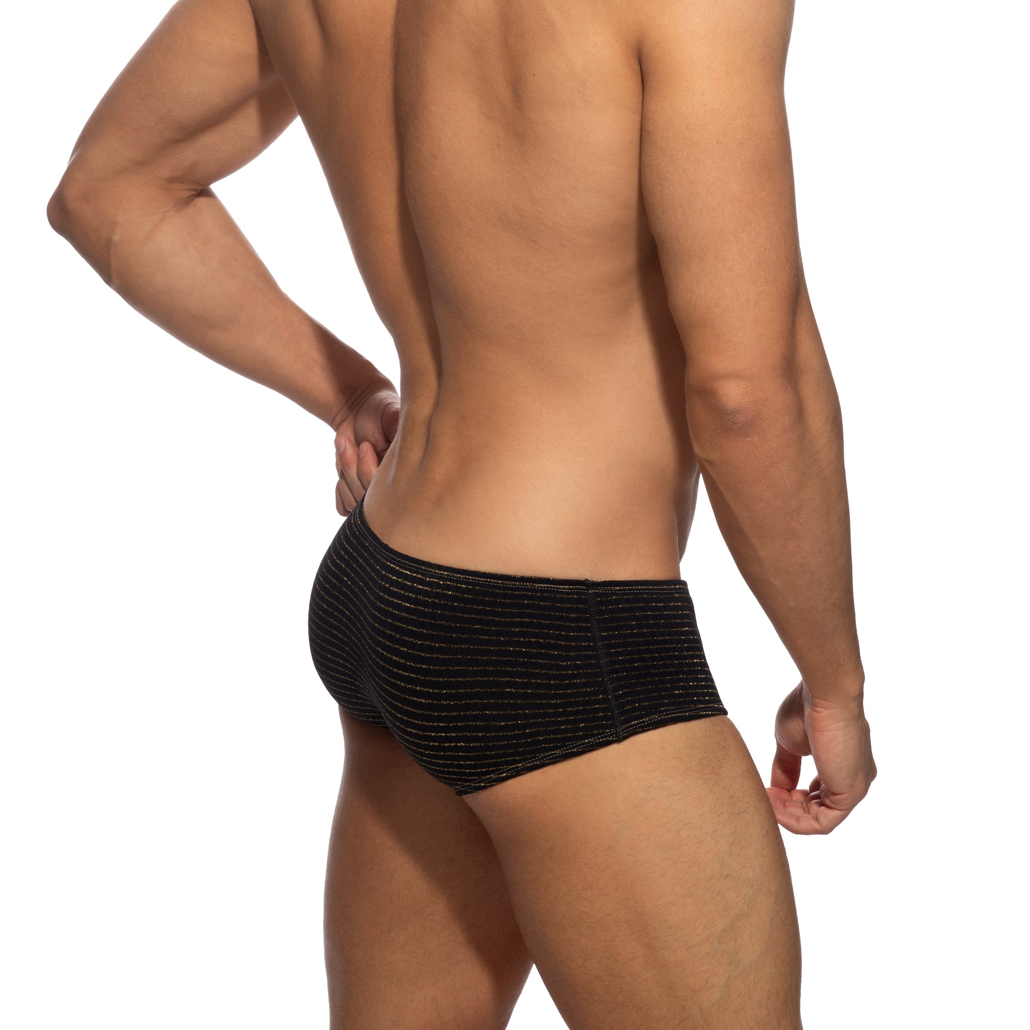 Addicted Reversible Regal Swim Brief Black ADS340