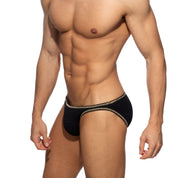 Addicted Reversible Regal Bikini Brief Black ADS336