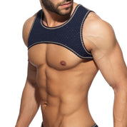 Addicted Reversible Regal Harness Navy AD1304