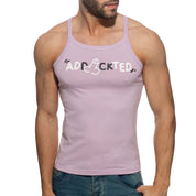 Addicted Dick Addickted Tank Top Baby Pink AD1284