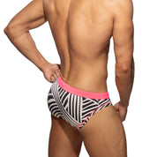 Addicted Ghana Swim Brief Neon Pink ADS334