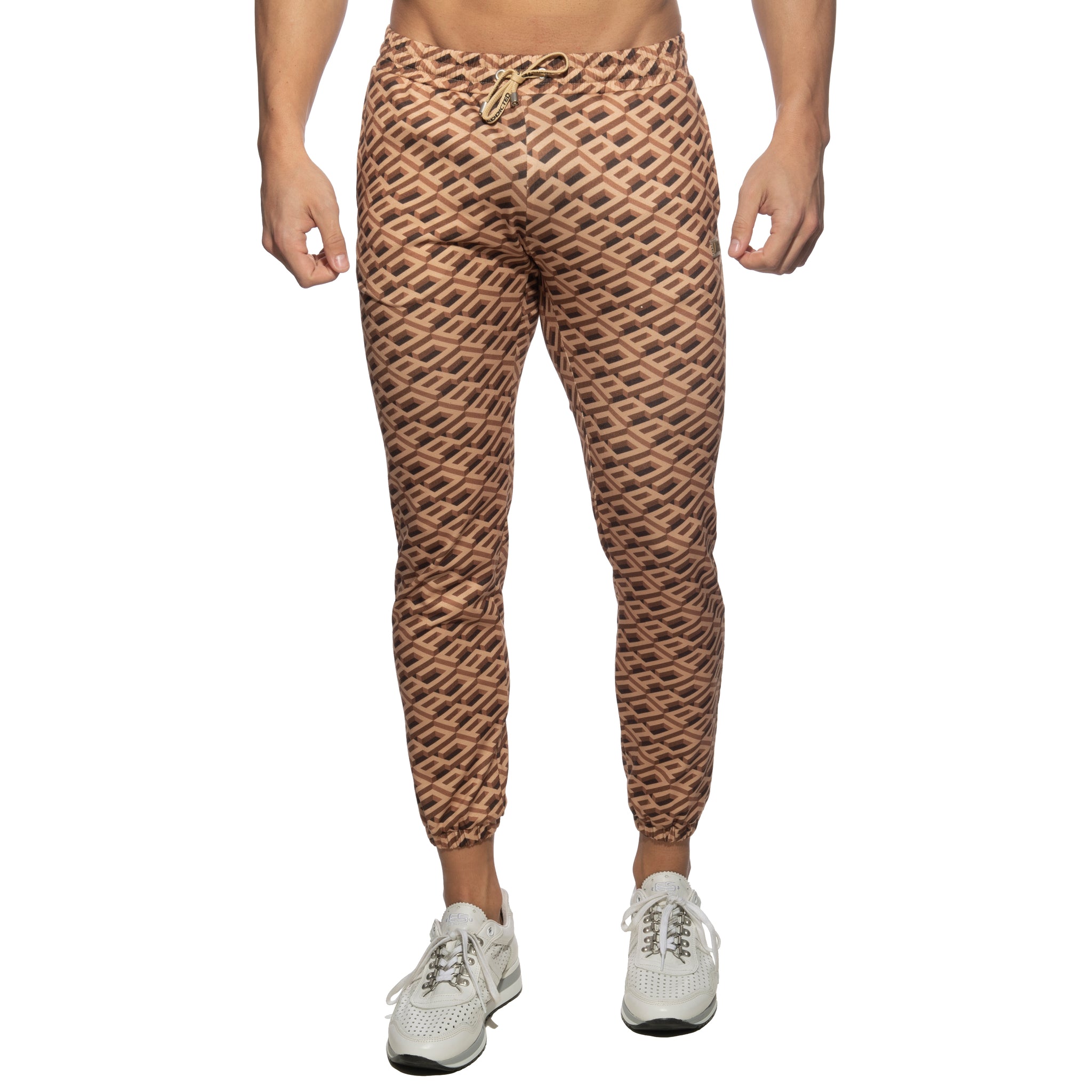 Addicted AD Allover Homewear Pants Brown AD1058