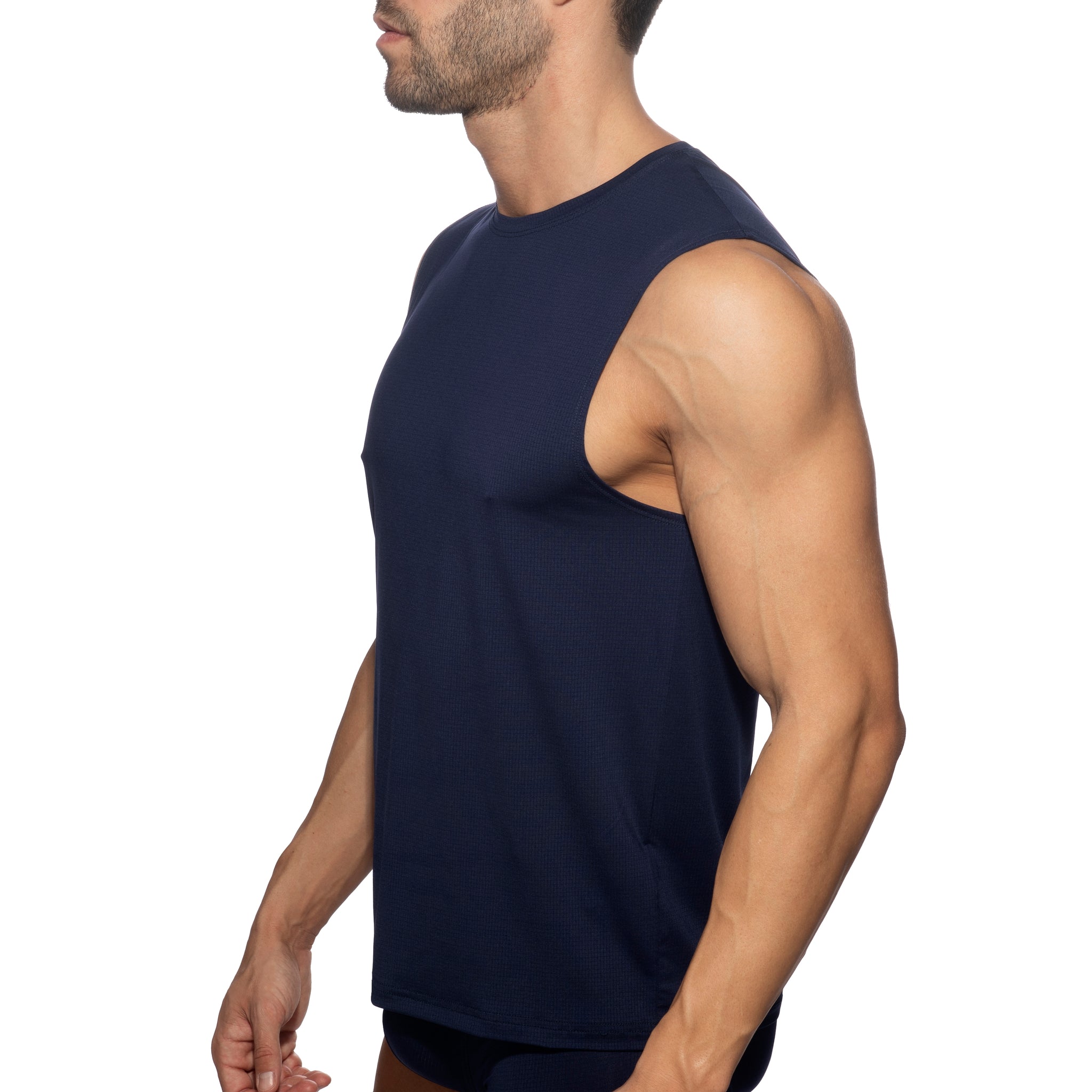 Addicted Veloz Dry Tank Top Navy AD1328