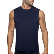 Addicted Veloz Dry Tank Top Navy AD1328