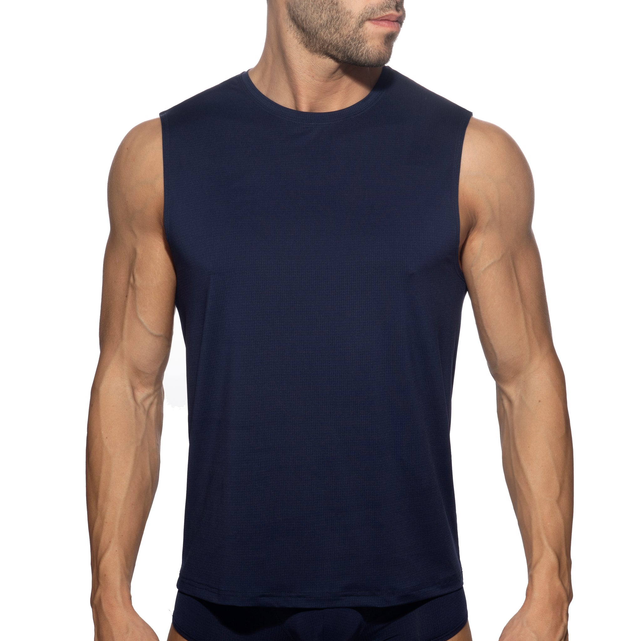 Addicted Veloz Dry Tank Top Navy AD1328