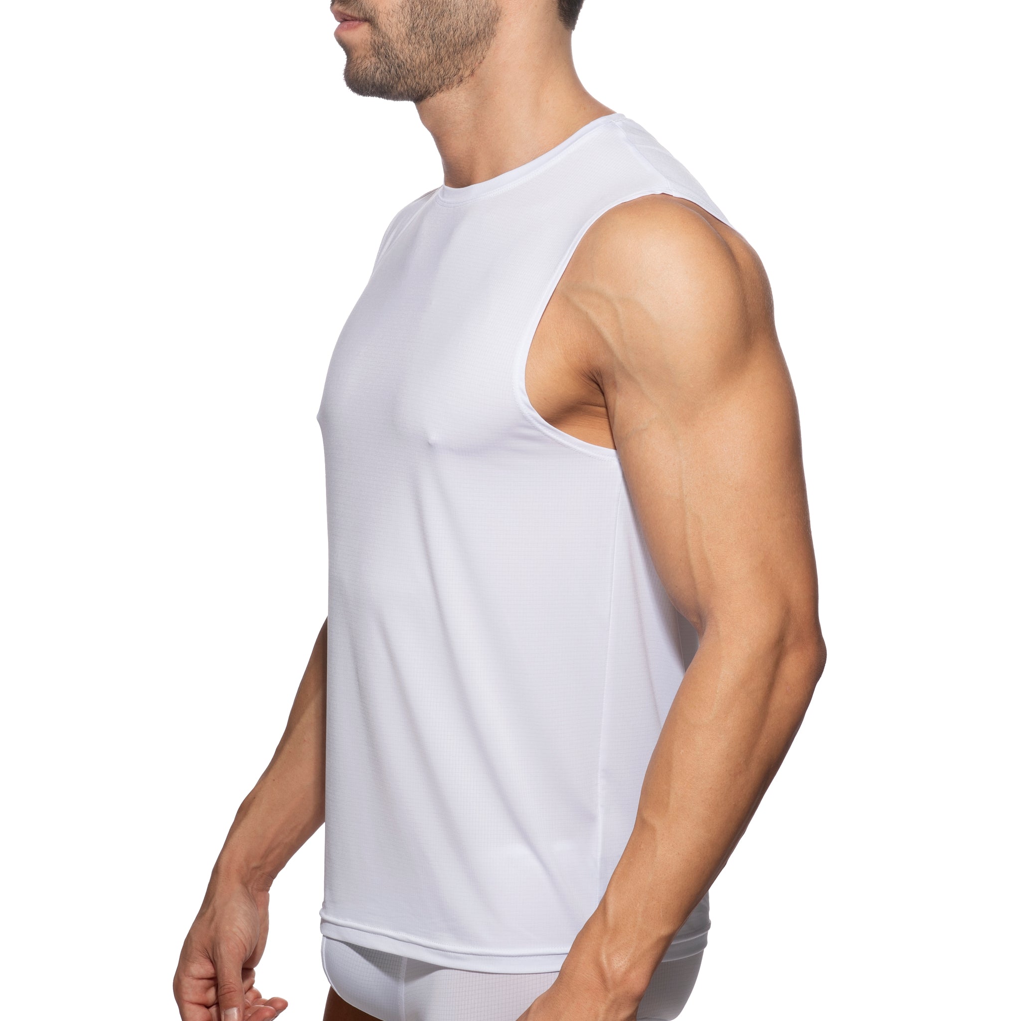 Addicted Veloz Dry Tank Top White AD1328