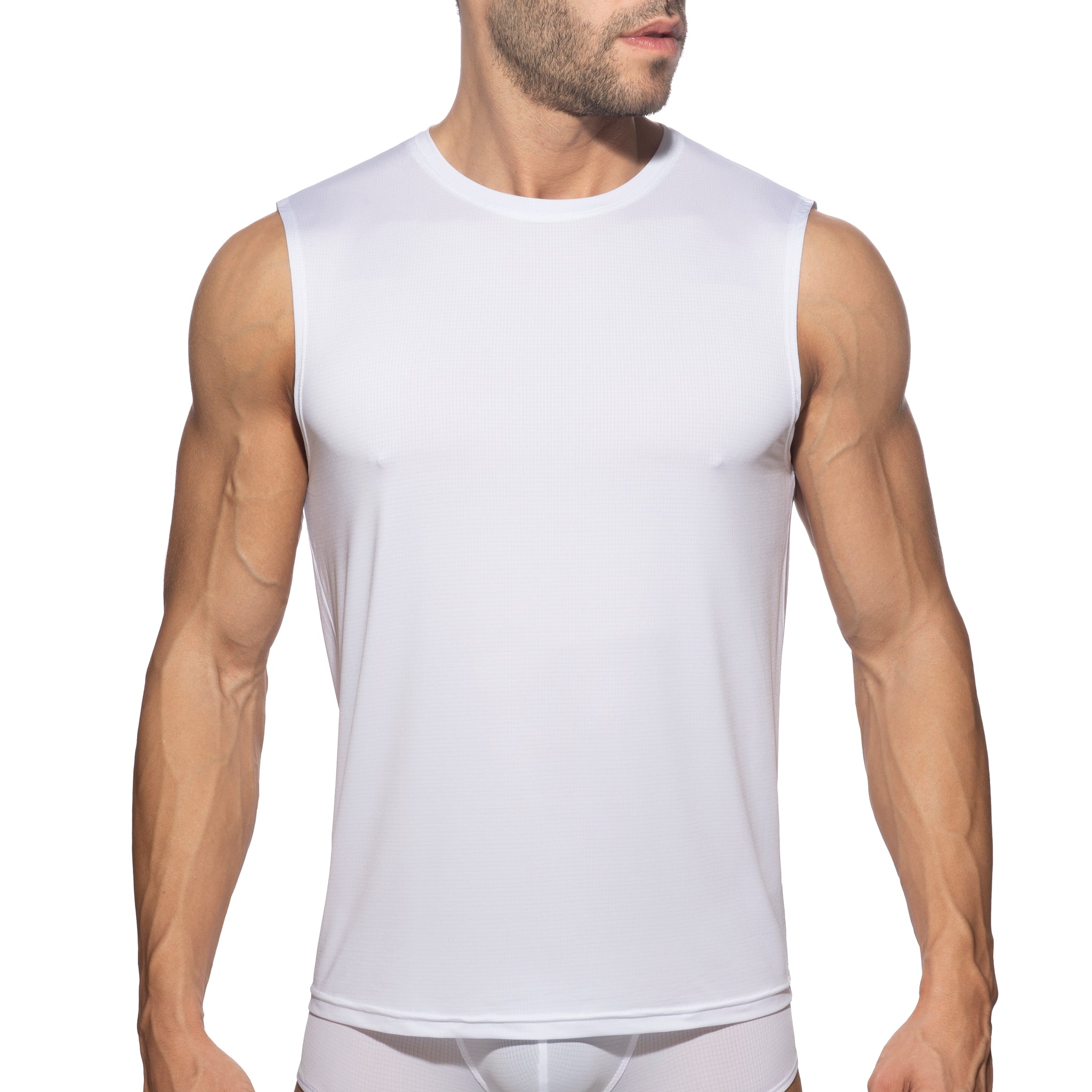 Addicted Veloz Dry Tank Top White AD1328