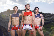 Addicted Sports Padded Brief Red AD1244